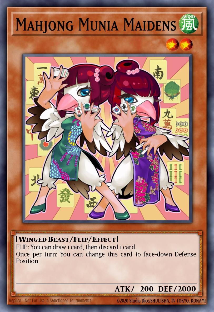 Card Image: Mahjong Munia Maidens