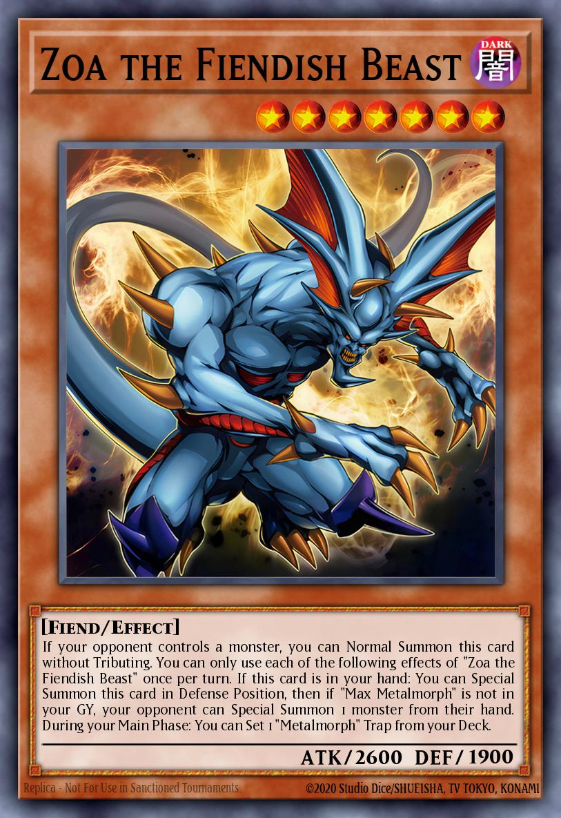 Card Image: Zoa the Fiendish Beast