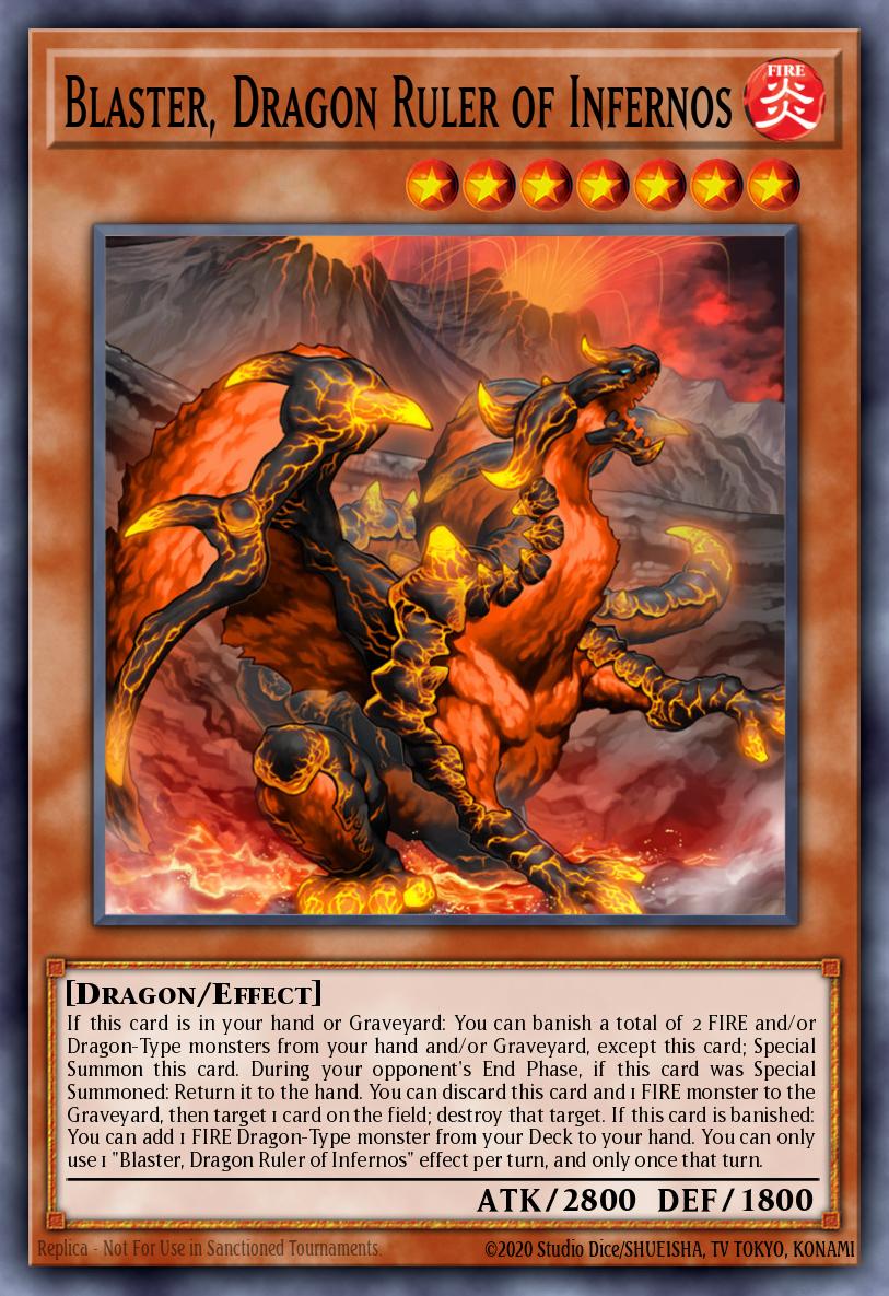 Card Image: Blaster, Dragon Ruler of Infernos