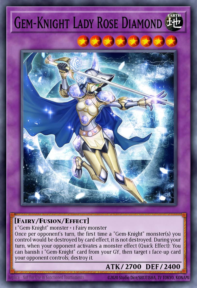 Card Image: Gem-Knight Lady Rose Diamond