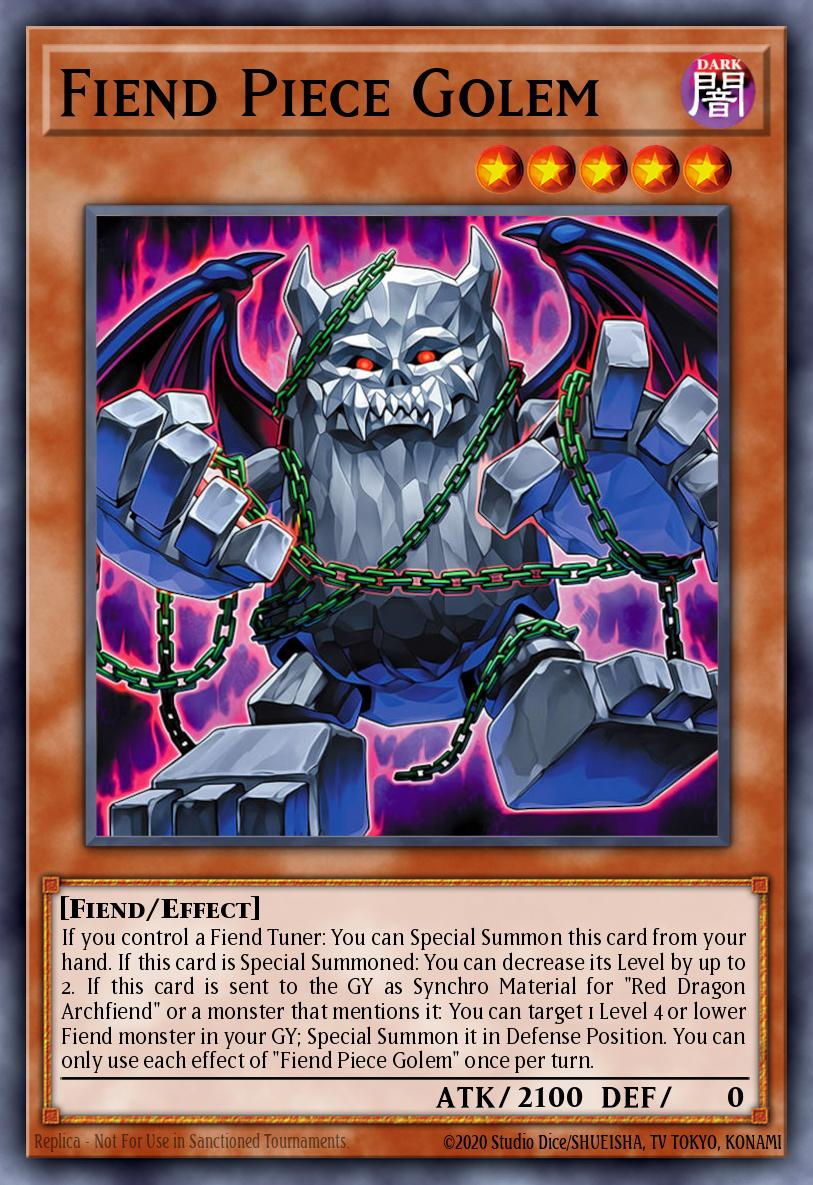 Card Image: Fiend Piece Golem