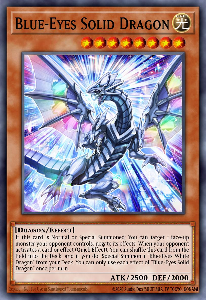 Card Image: Blue-Eyes Solid Dragon