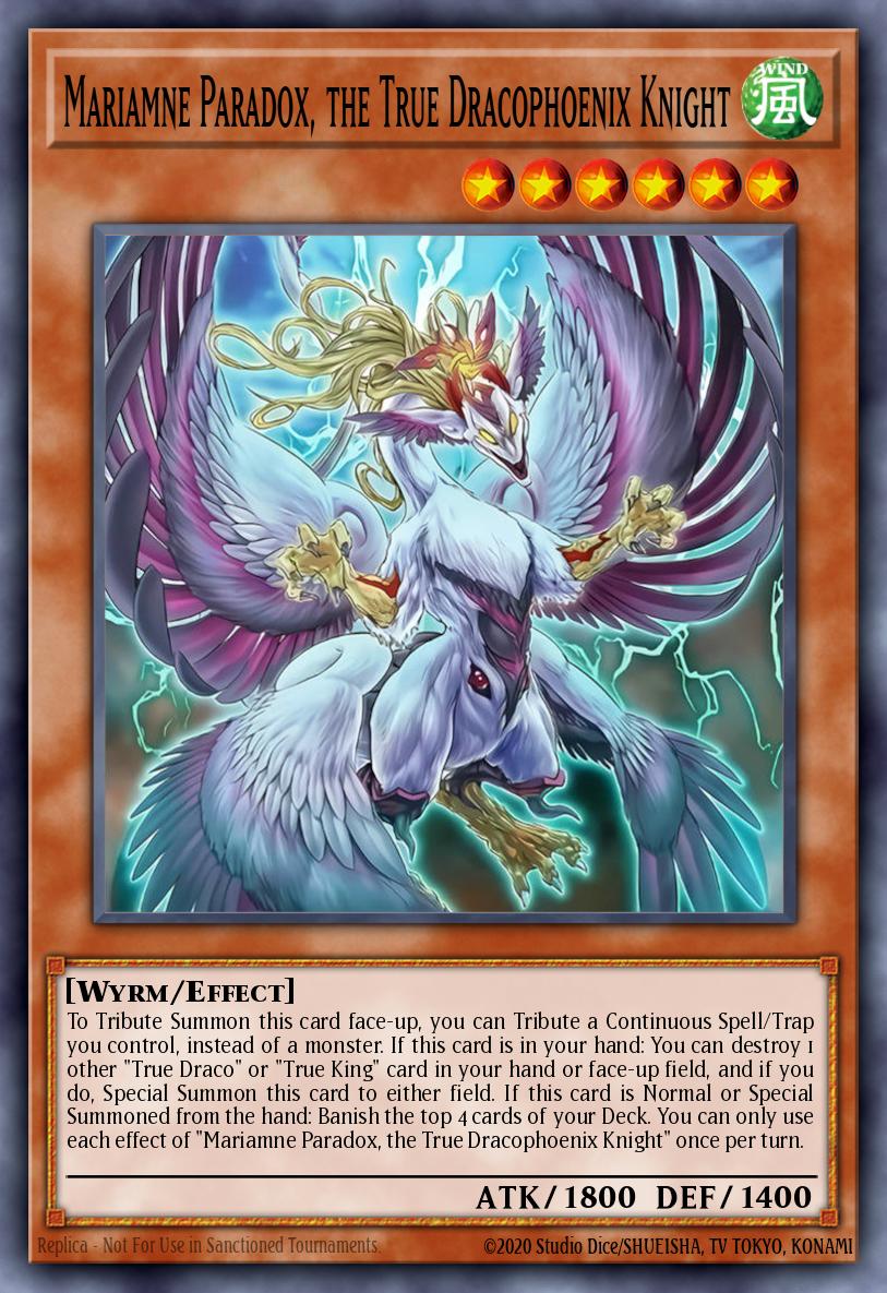 Card Image: Mariamne Paradox, the True Dracophoenix Knight