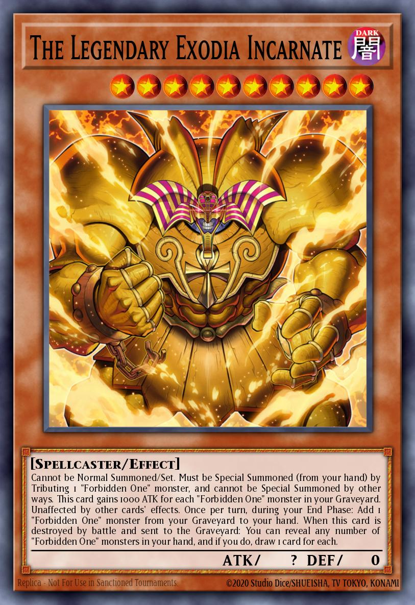 Card Image: The Legendary Exodia Incarnate