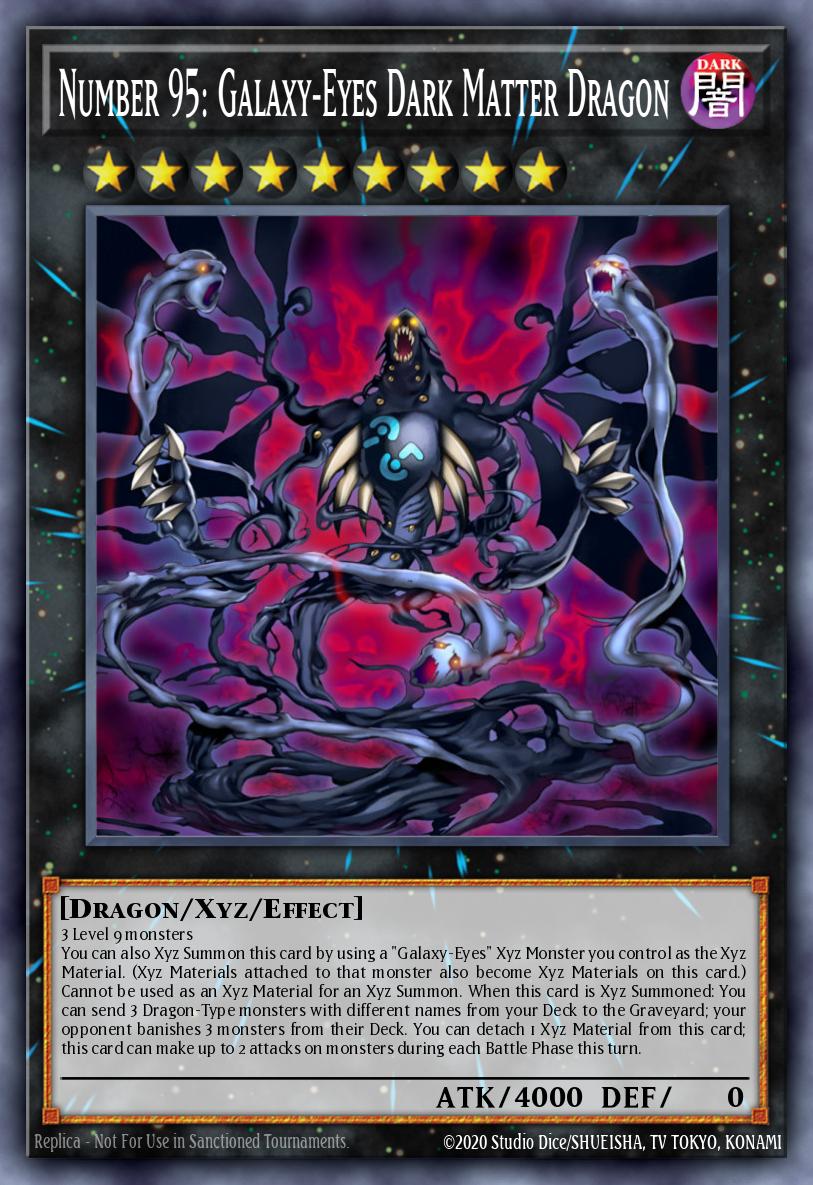 Card Image: Number 95: Galaxy-Eyes Dark Matter Dragon