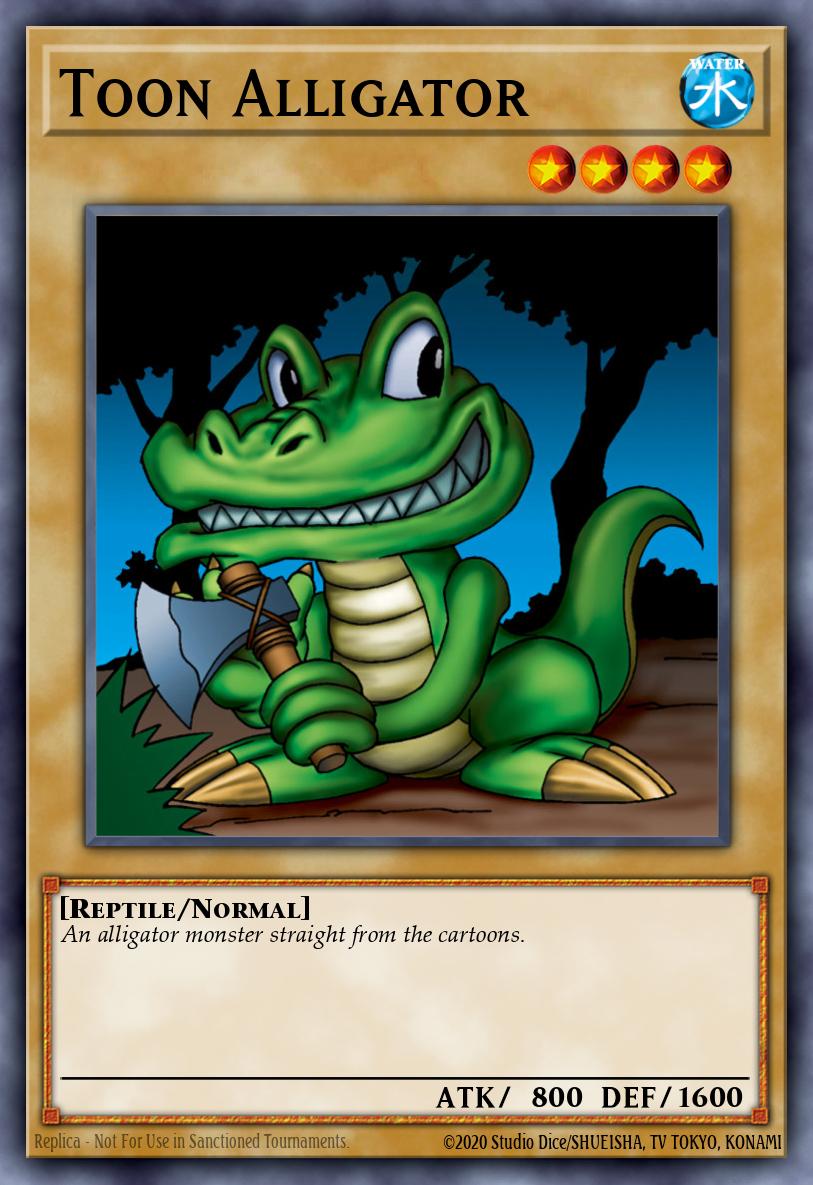 Card Image: Toon Alligator