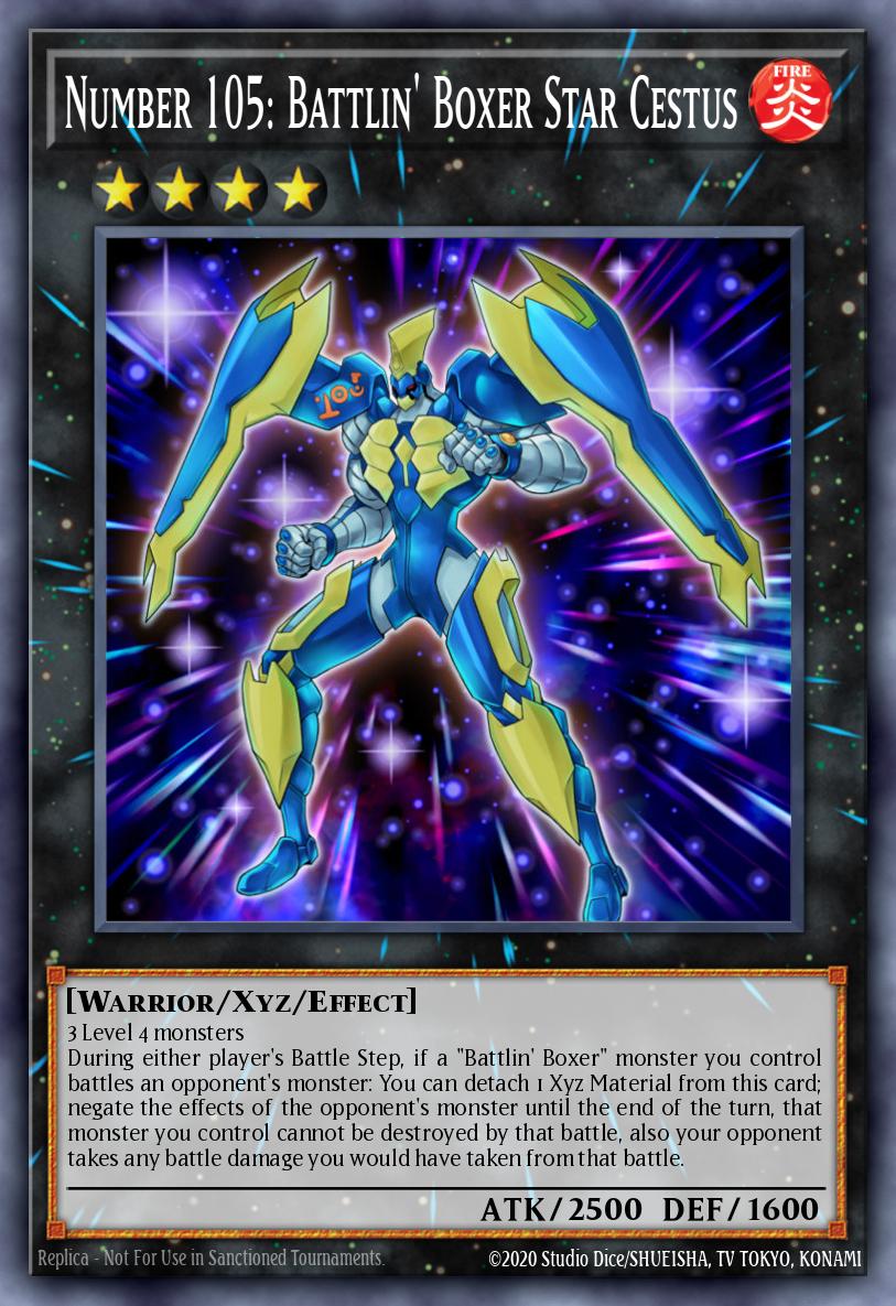 Card Image: Number 105: Battlin' Boxer Star Cestus