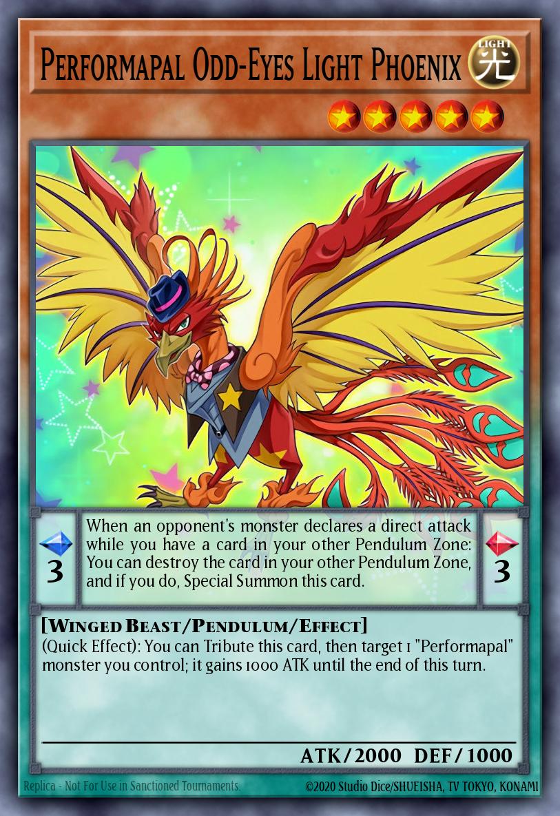Card Image: Performapal Odd-Eyes Light Phoenix