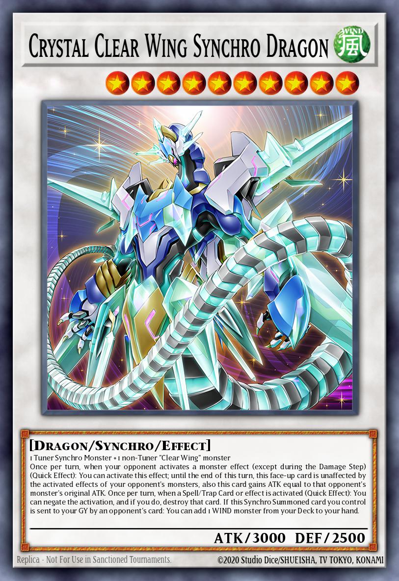Card Image: Crystal Clear Wing Synchro Dragon