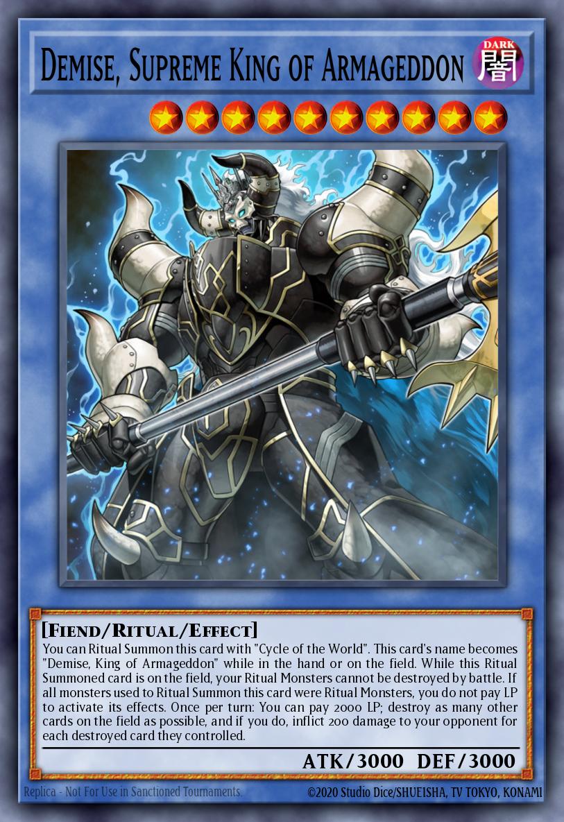 Card Image: Demise, Supreme King of Armageddon