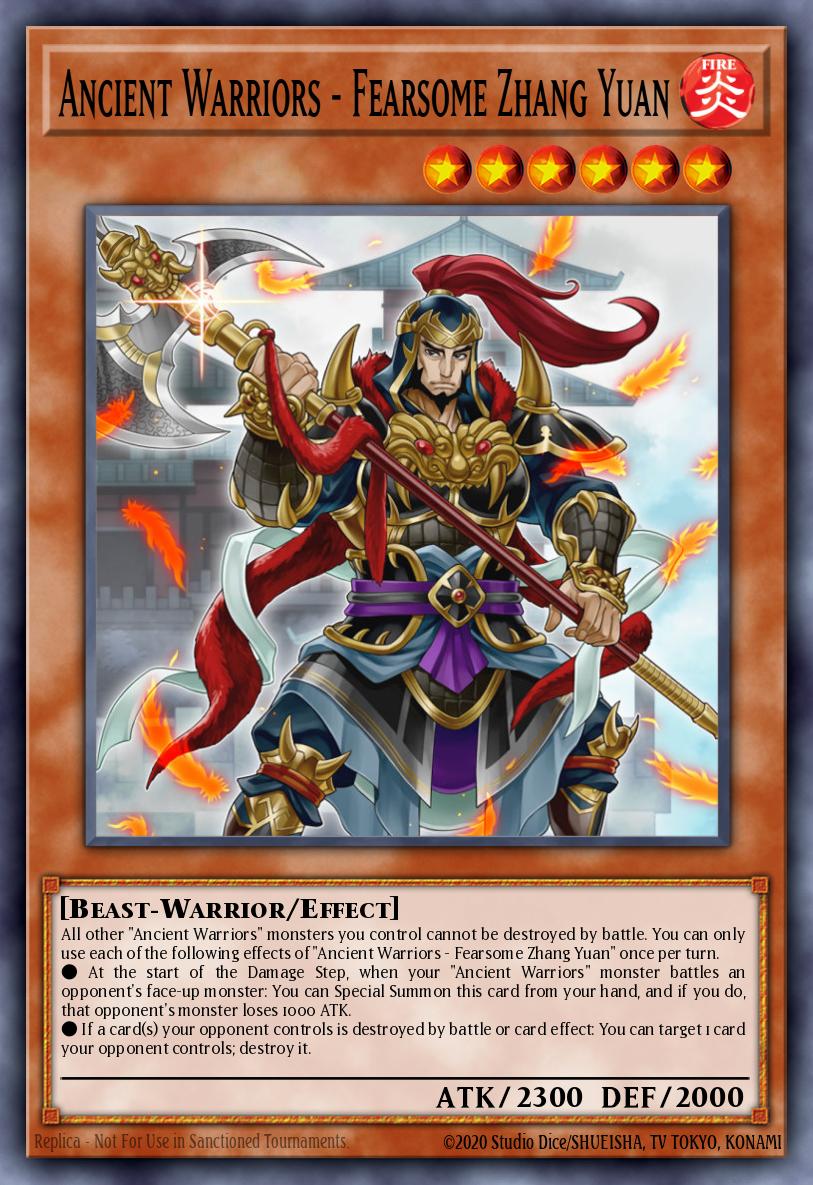 Card Image: Ancient Warriors - Fearsome Zhang Yuan