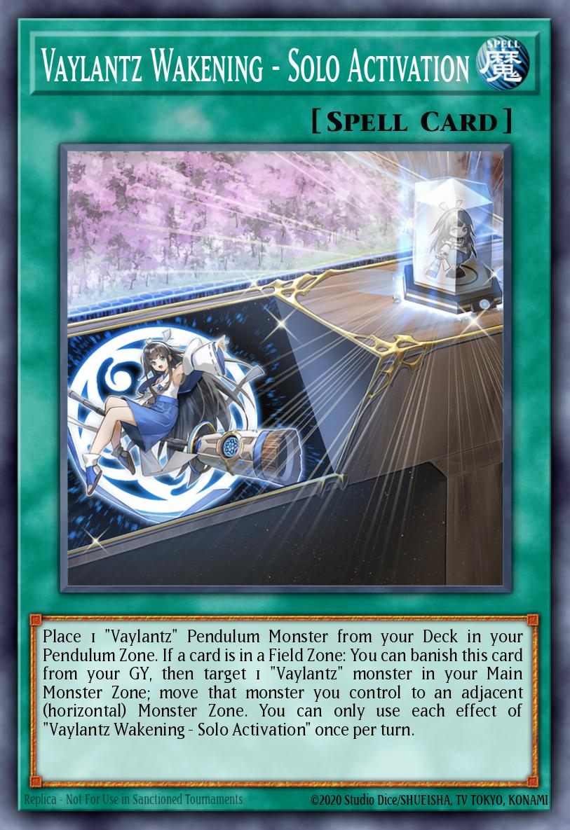 Card Image: Vaylantz Wakening - Solo Activation