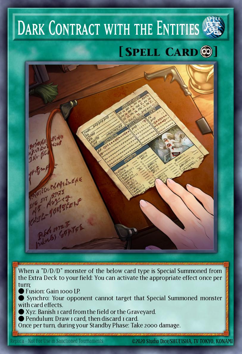 Card Image: Dark Contract with the Entities