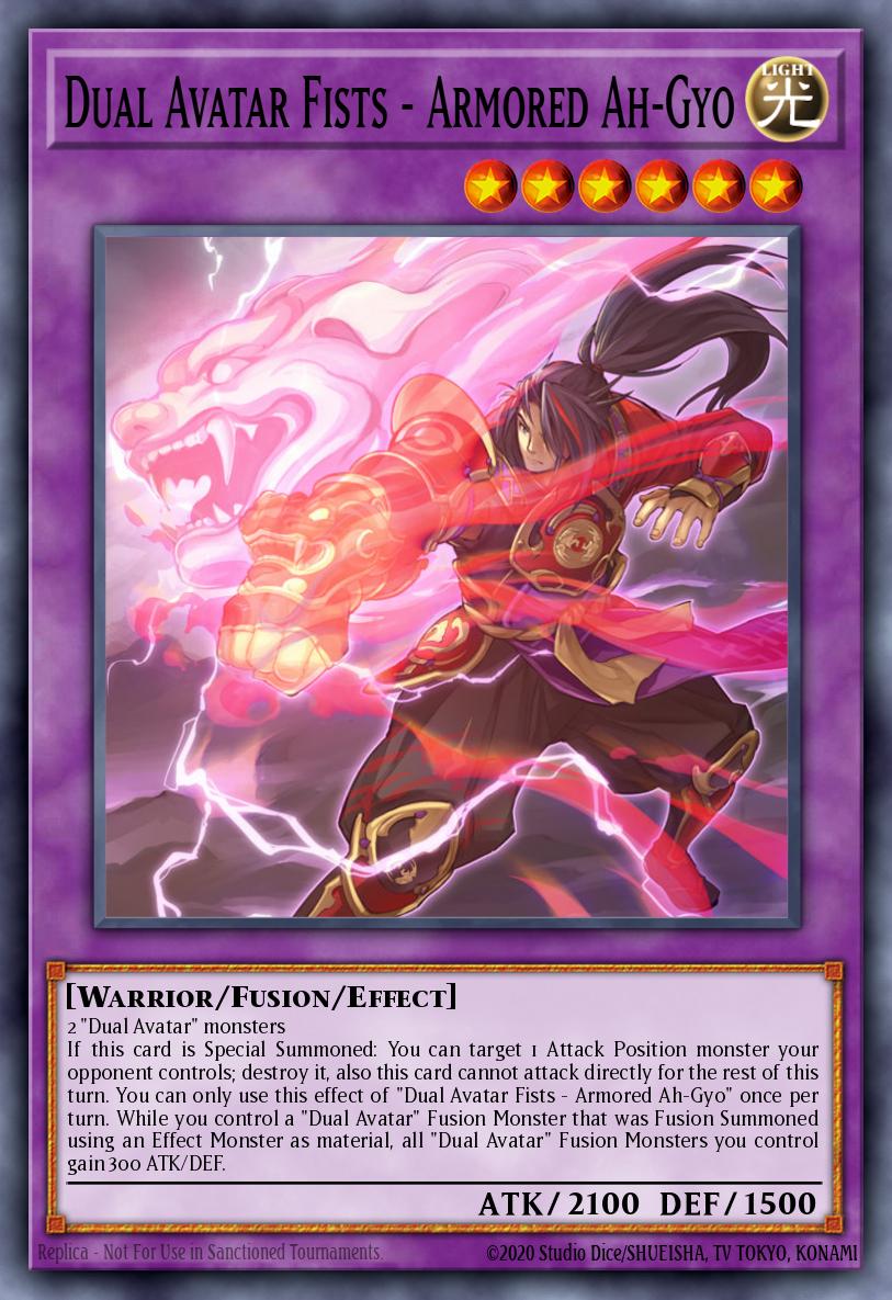 Card Image: Dual Avatar Fists - Armored Ah-Gyo