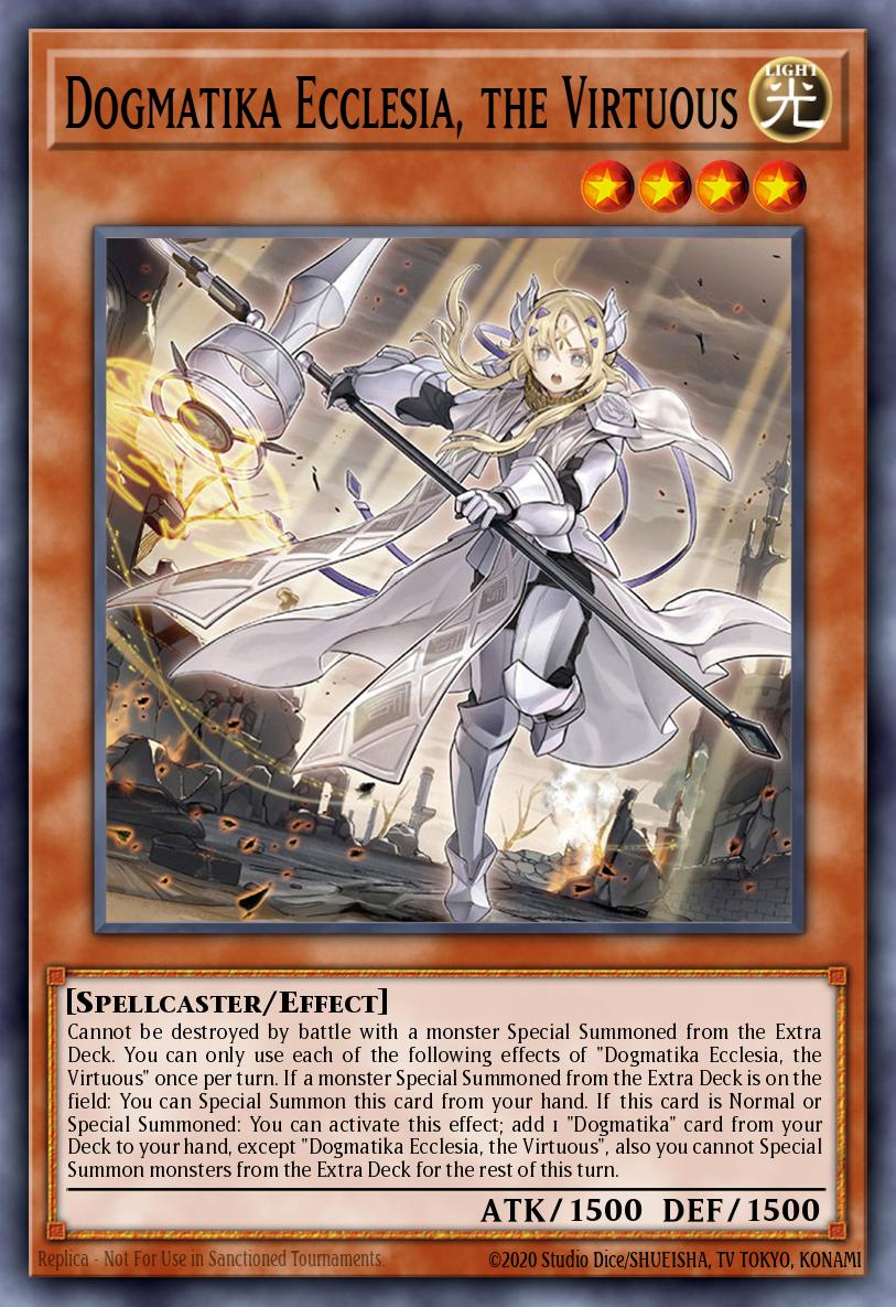 Card Image: Dogmatika Ecclesia, the Virtuous