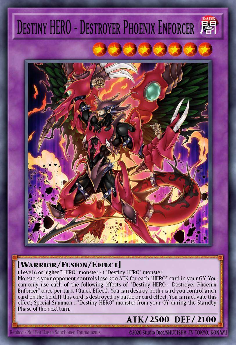 Card Image: Destiny HERO - Destroyer Phoenix Enforcer