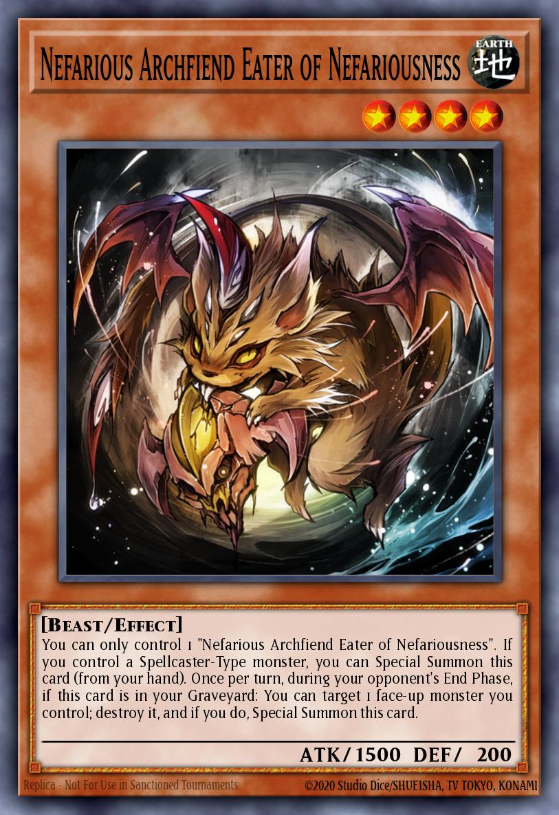 Card Image: Nefarious Archfiend Eater of Nefariousness
