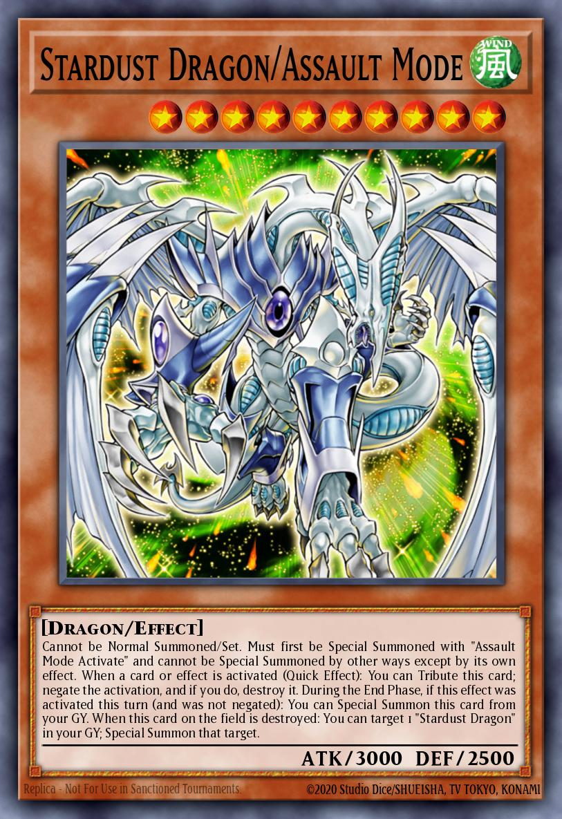 Card Image: Stardust Dragon/Assault Mode