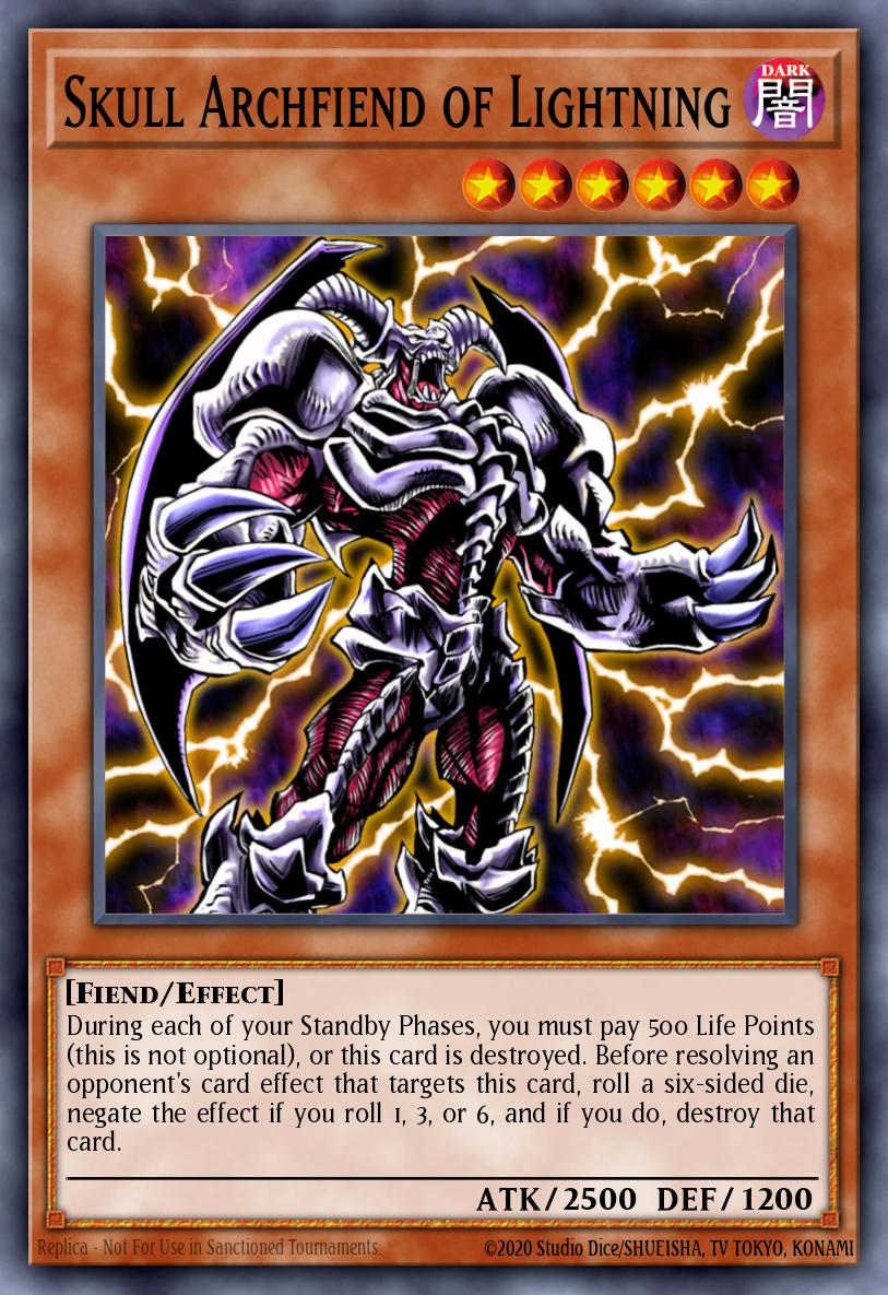 Card Image: Skull Archfiend of Lightning