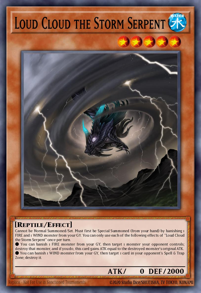Card Image: Loud Cloud the Storm Serpent