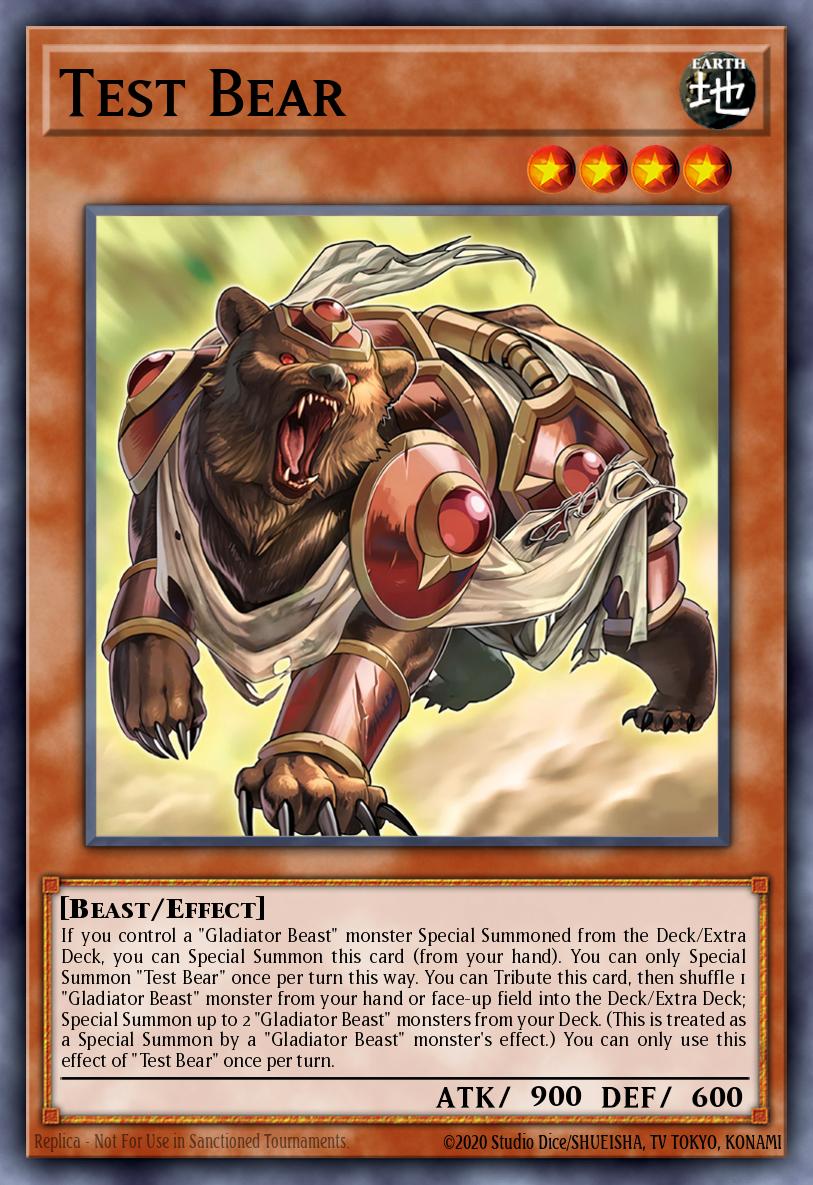 Card Image: Test Bear