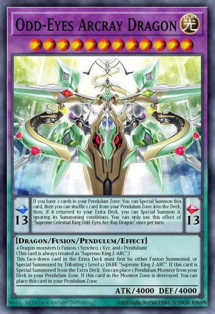 Card Image: Odd-Eyes Arcray Dragon