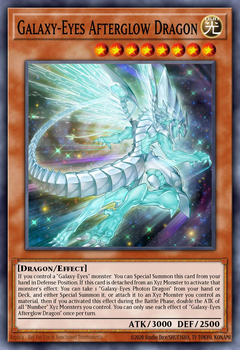 Card Image: Galaxy-Eyes Afterglow Dragon