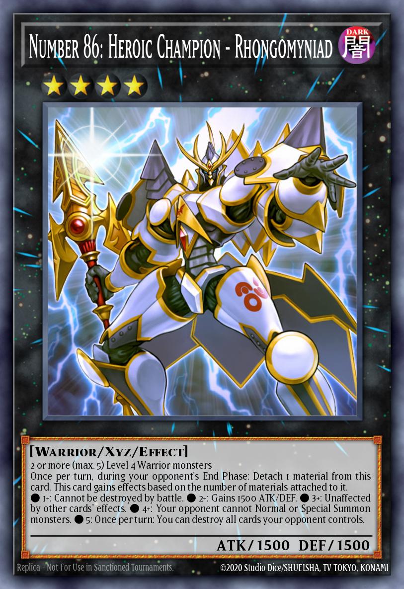 Card Image: Number 86: Heroic Champion - Rhongomyniad