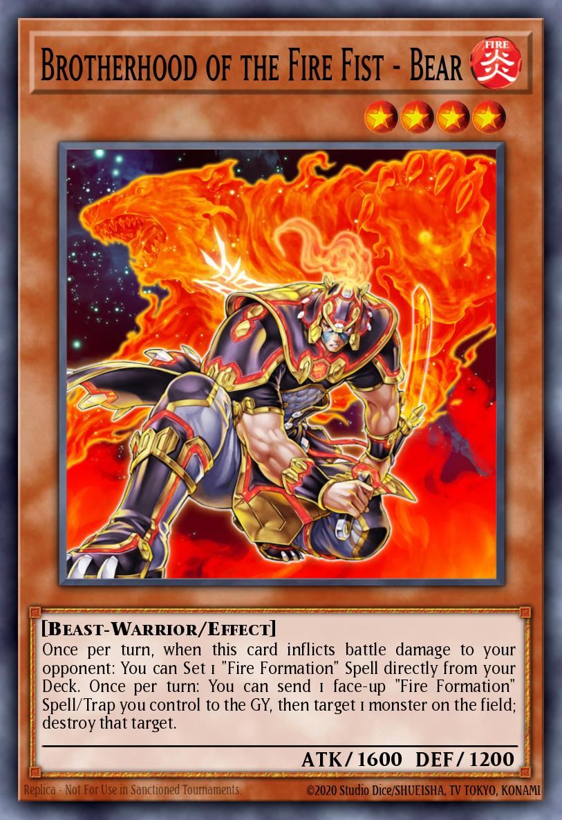 Card Image: Brotherhood of the Fire Fist - Bear