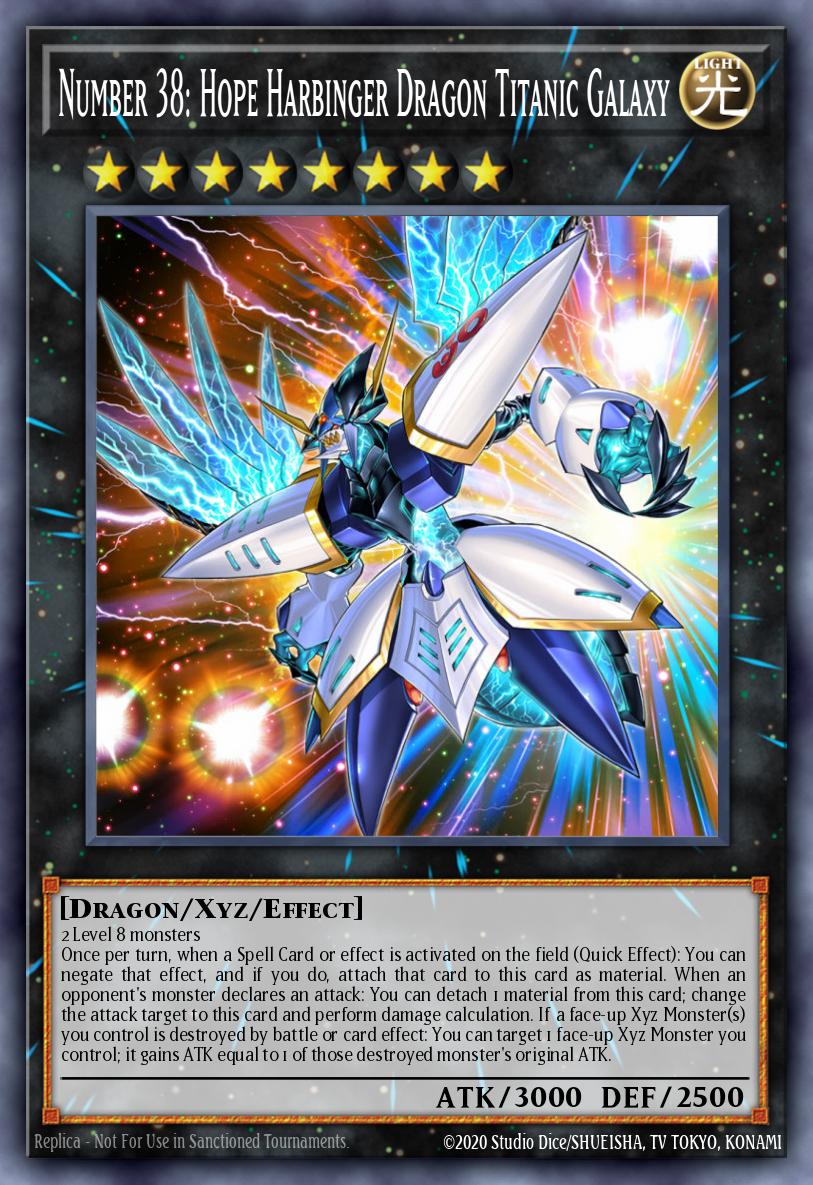 Card Image: Number 38: Hope Harbinger Dragon Titanic Galaxy