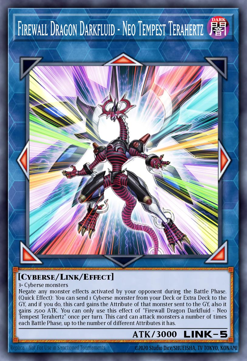 Card Image: Firewall Dragon Darkfluid - Neo Tempest Terahertz