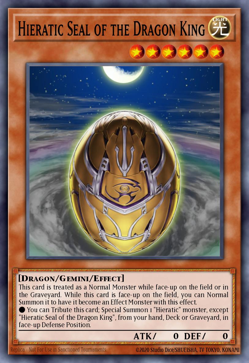 Card Image: Hieratic Seal of the Dragon King