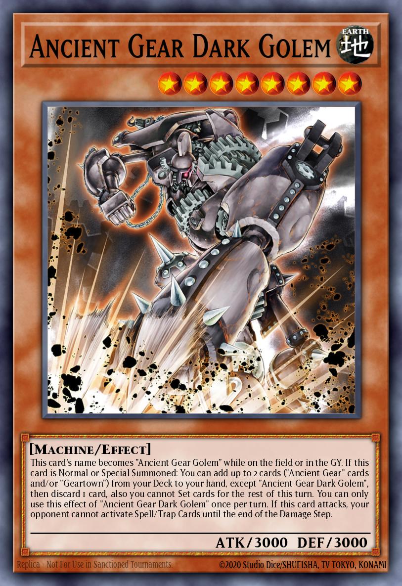 Card Image: Ancient Gear Dark Golem