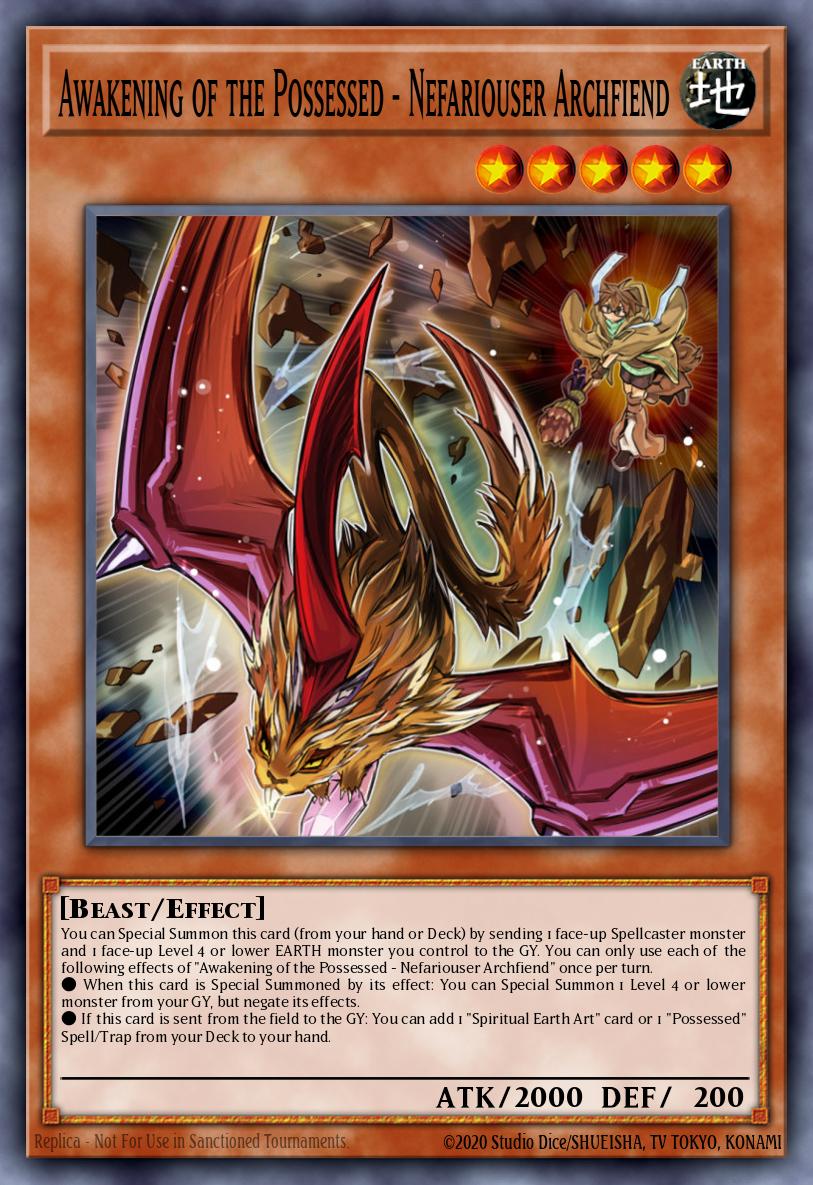 Card Image: Awakening of the Possessed - Nefariouser Archfiend