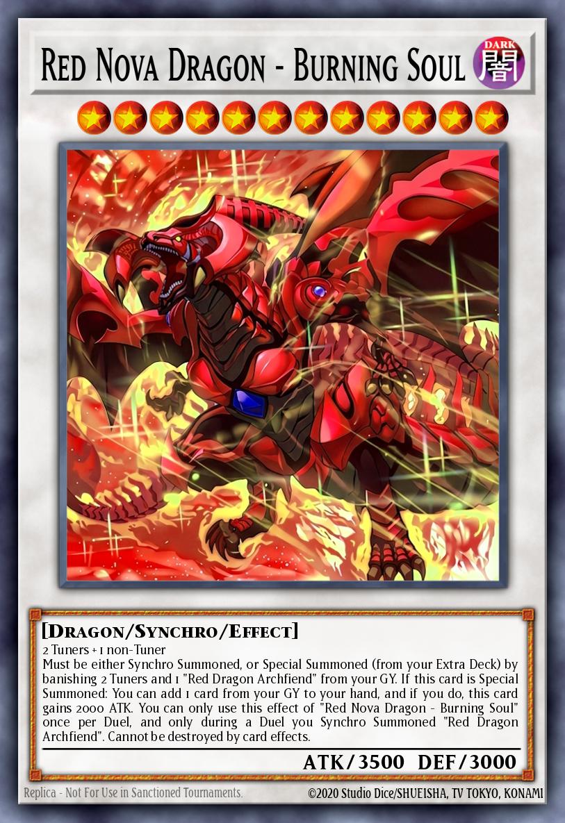 Card Image: Red Nova Dragon - Burning Soul