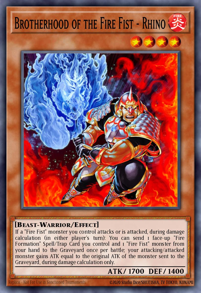 Card Image: Brotherhood of the Fire Fist - Rhino