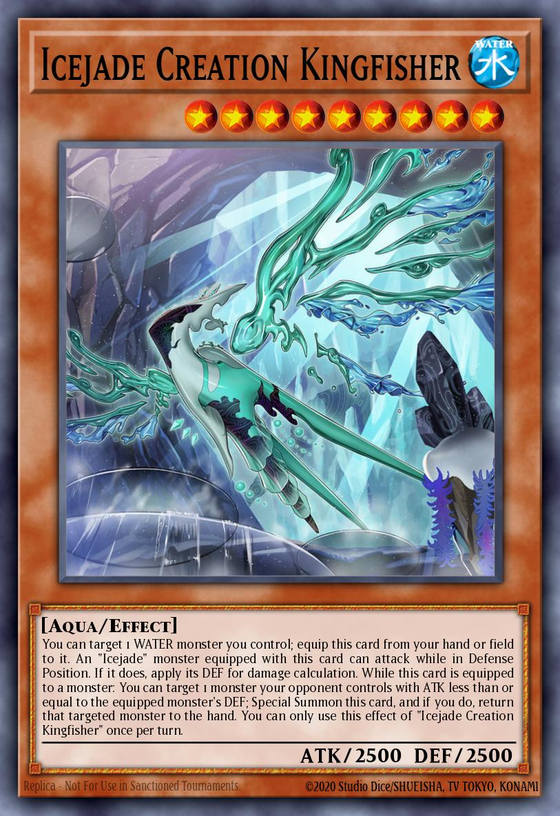 Card Image: Icejade Creation Kingfisher