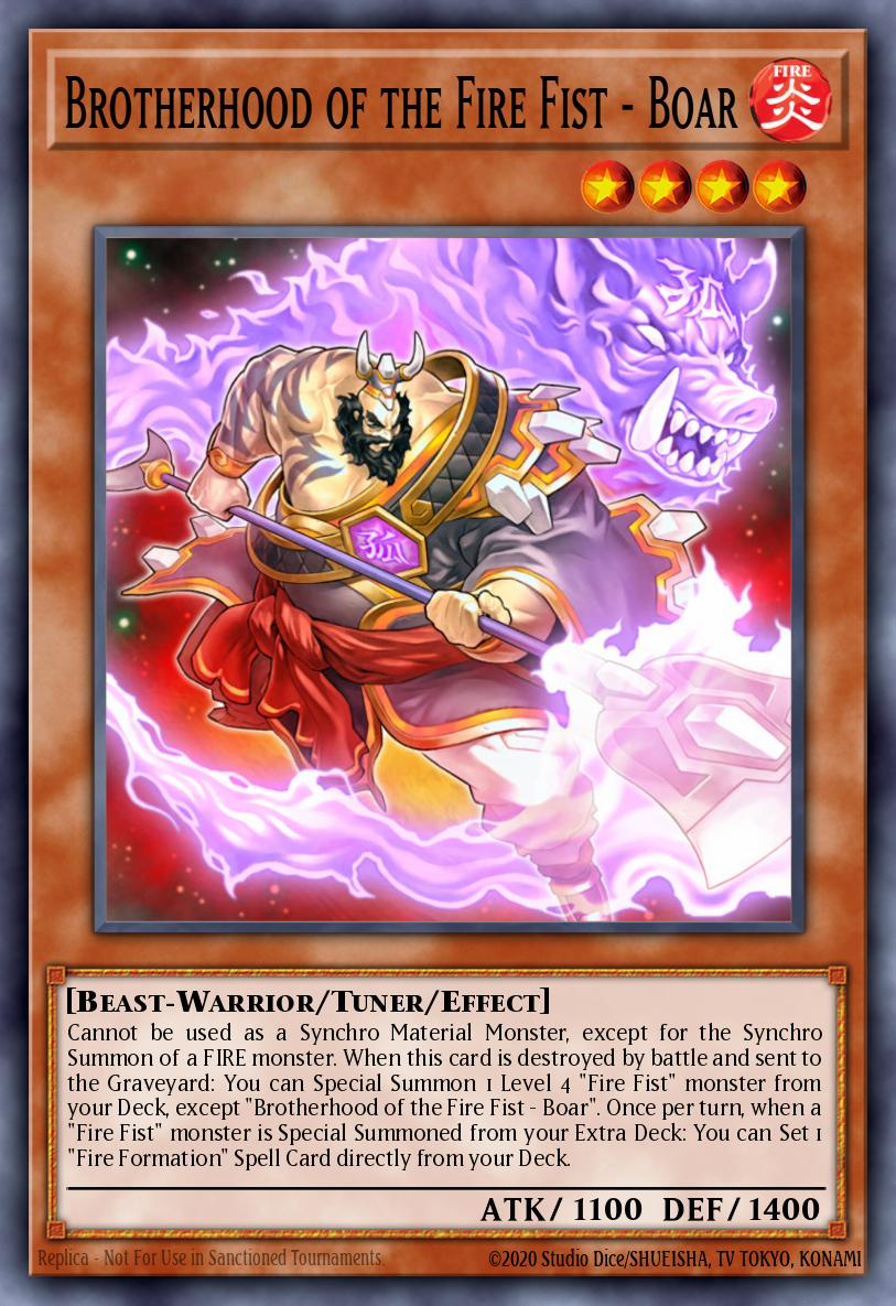 Card Image: Brotherhood of the Fire Fist - Boar