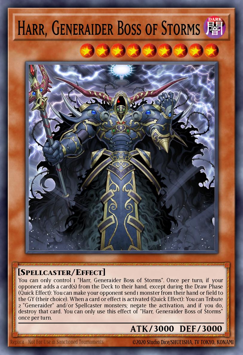 Card Image: Harr, Generaider Boss of Storms
