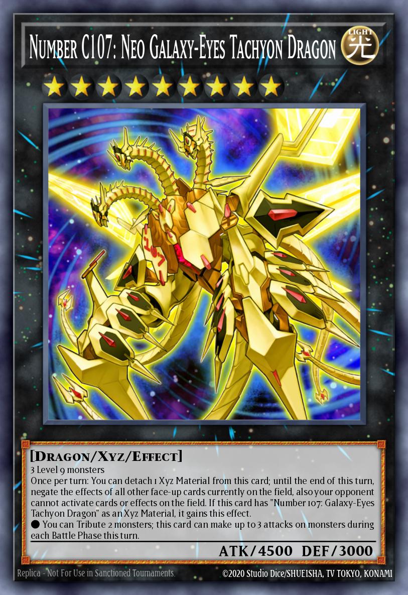 Card Image: Number C107: Neo Galaxy-Eyes Tachyon Dragon