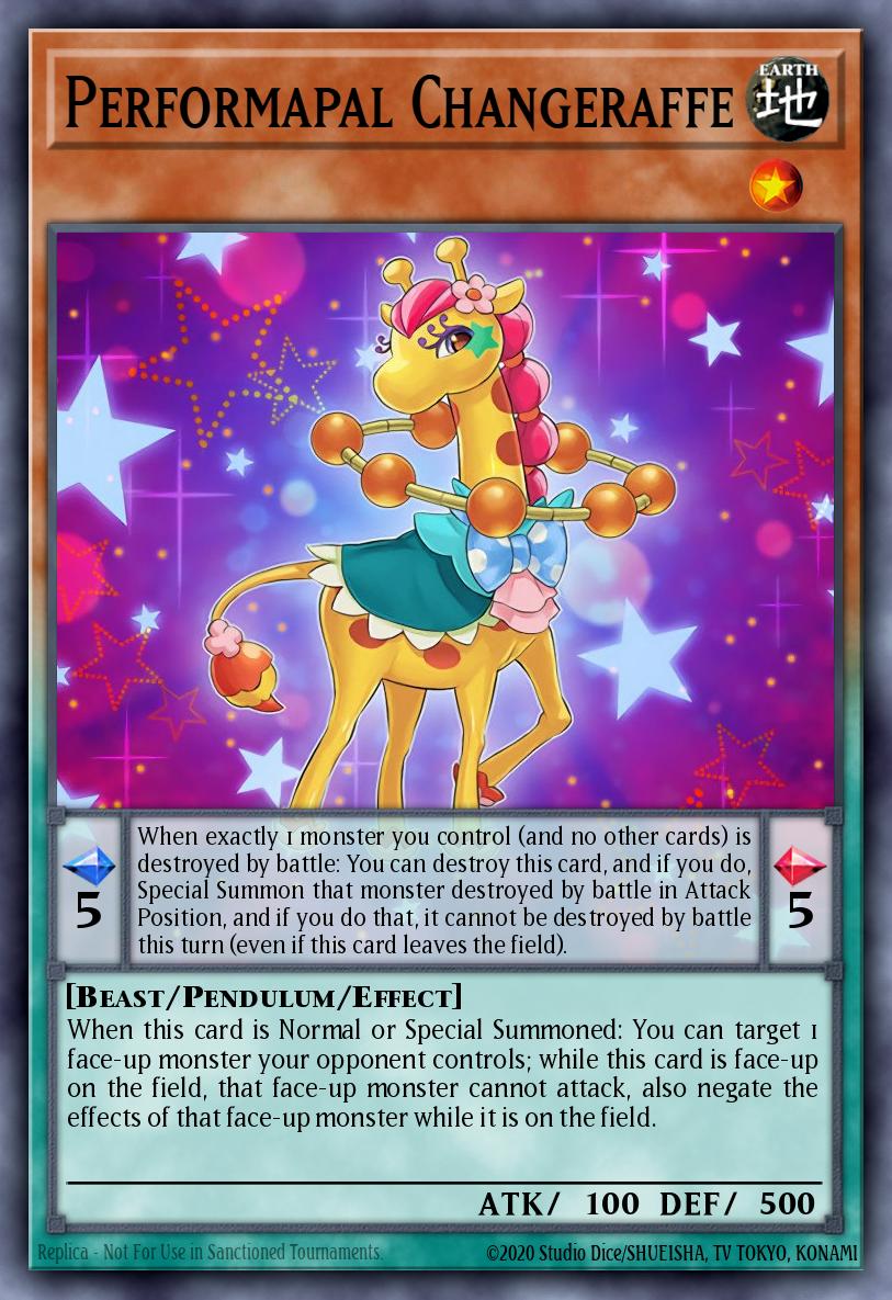 Card Image: Performapal Changeraffe