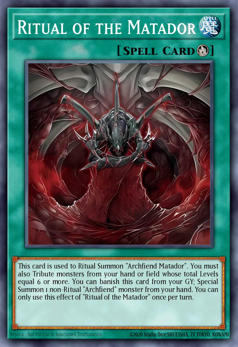 Card Image: Ritual of the Matador