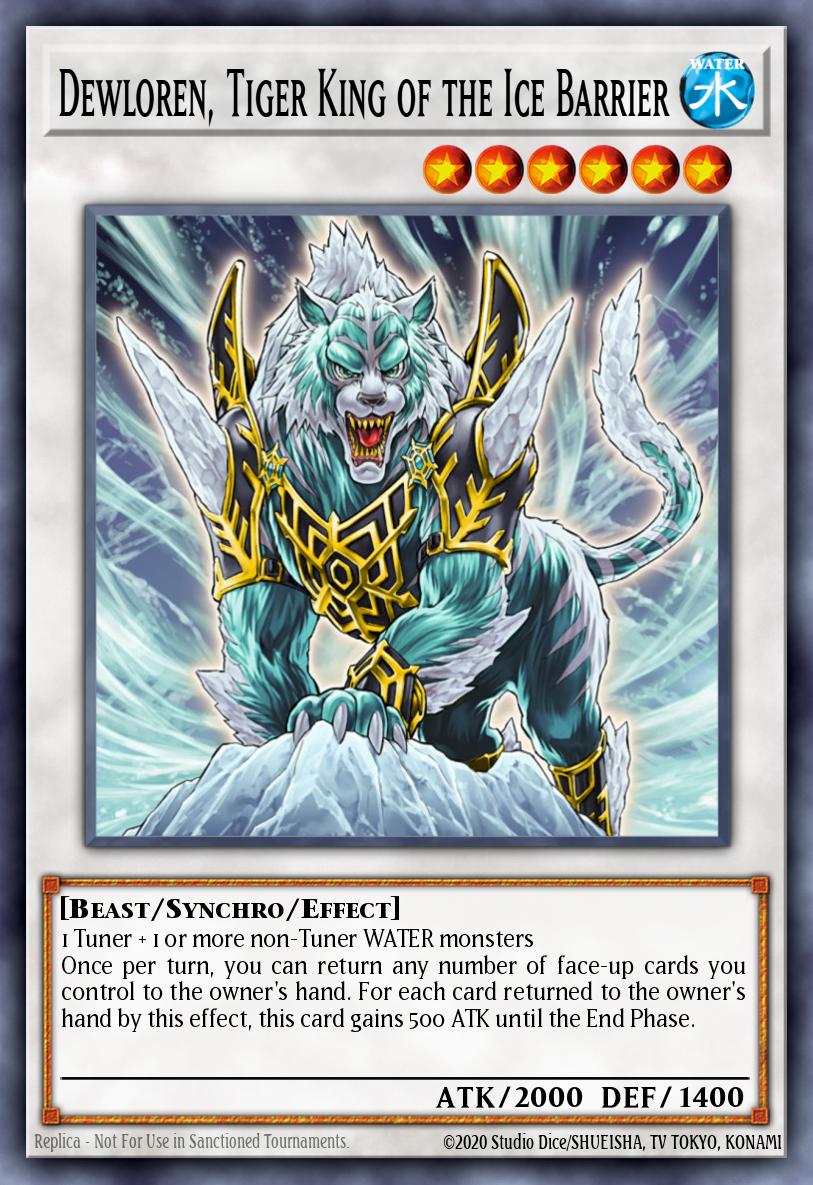 Card Image: Dewloren, Tiger King of the Ice Barrier