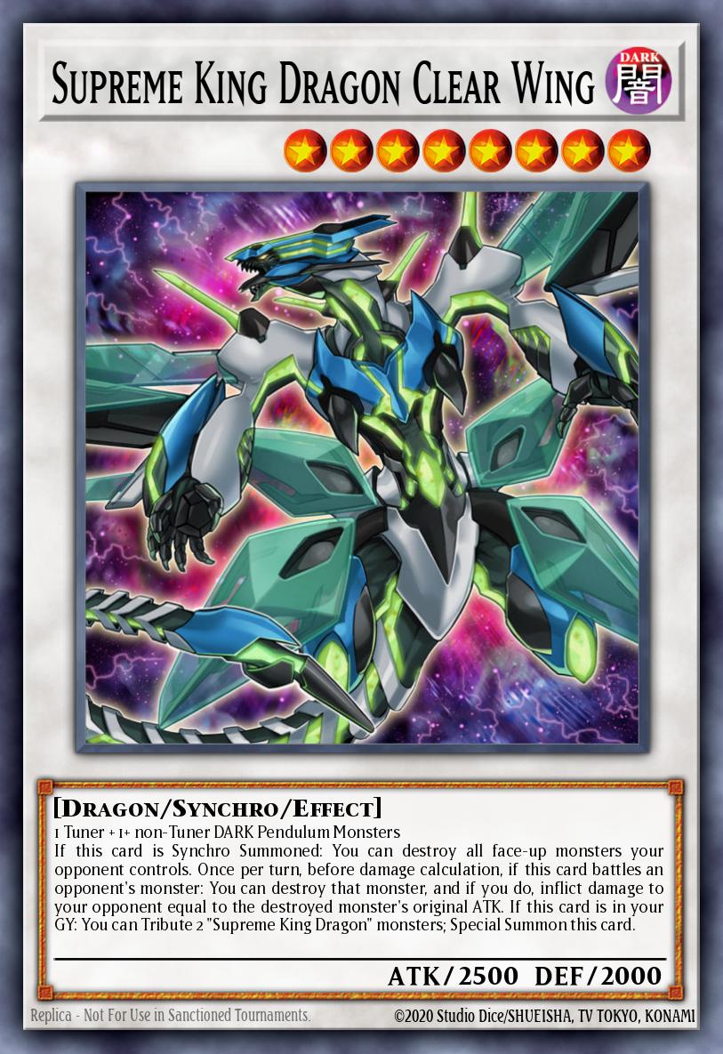 Card Image: Supreme King Dragon Clear Wing