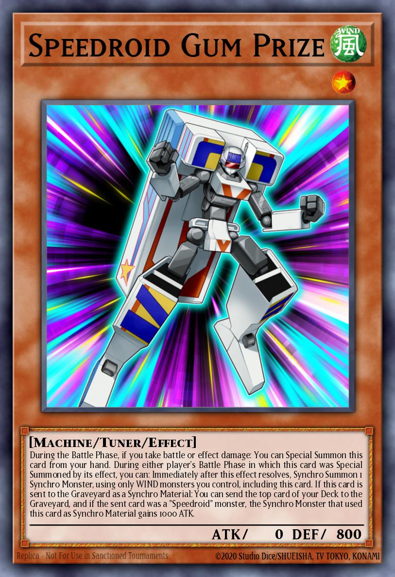 Card Image: Speedroid Gum Prize