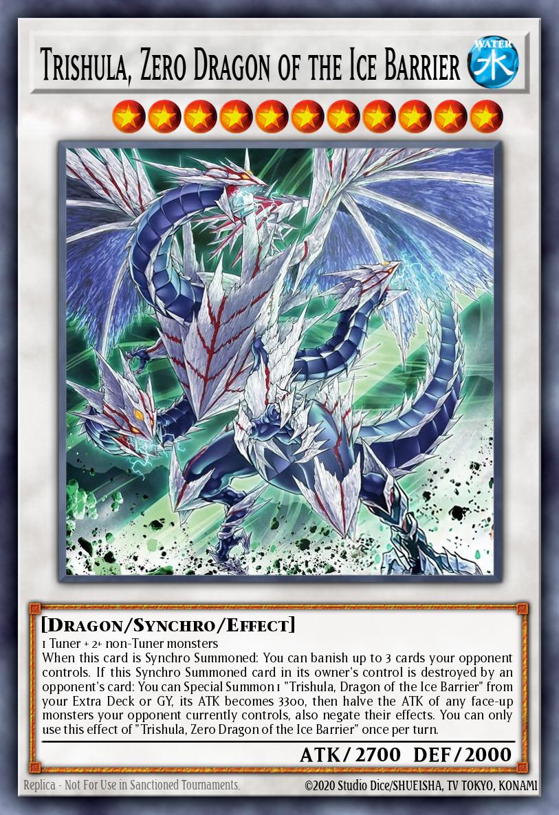 Card Image: Trishula, Zero Dragon of the Ice Barrier