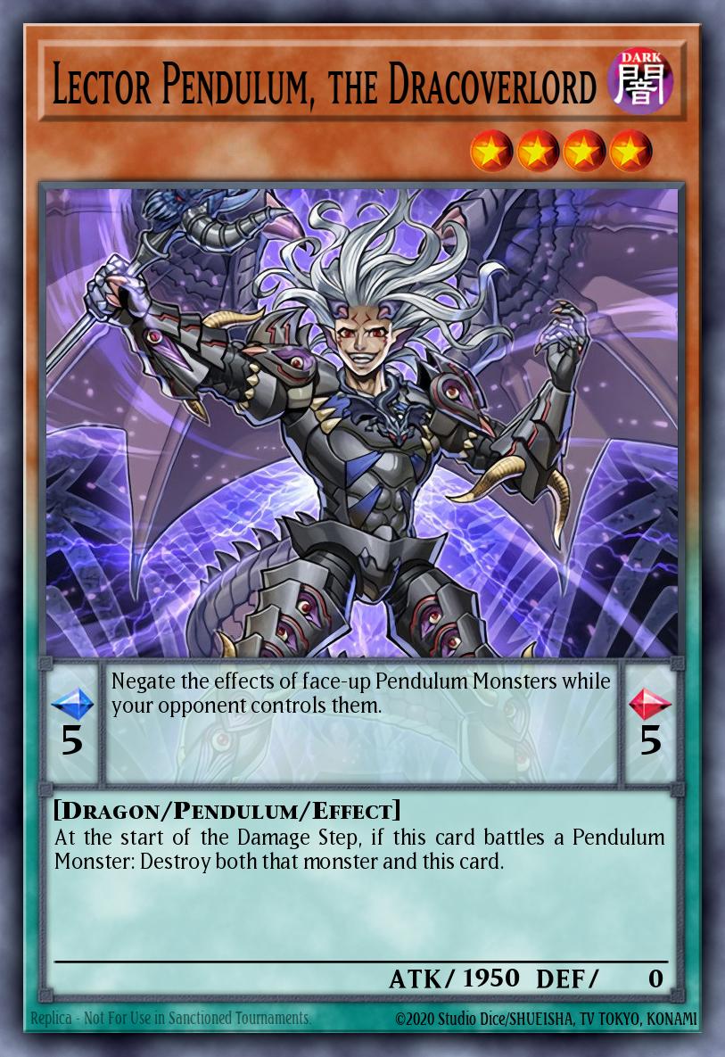 Card Image: Lector Pendulum, the Dracoverlord