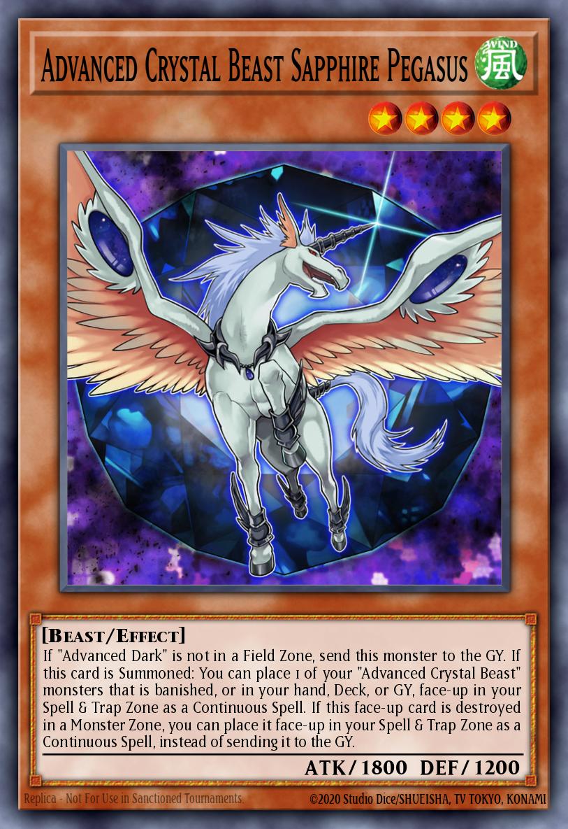 Card Image: Advanced Crystal Beast Sapphire Pegasus