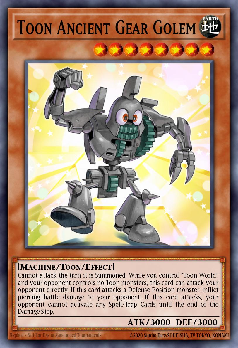 Card Image: Toon Ancient Gear Golem