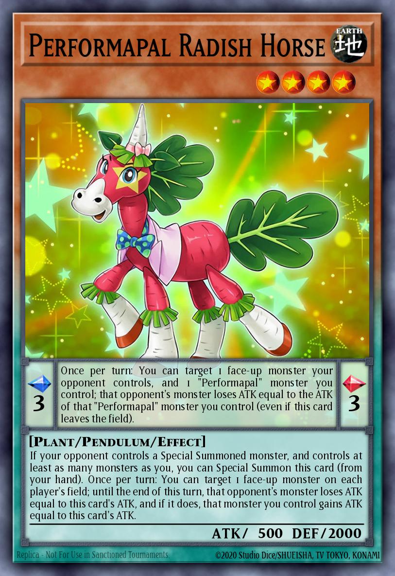Card Image: Performapal Radish Horse